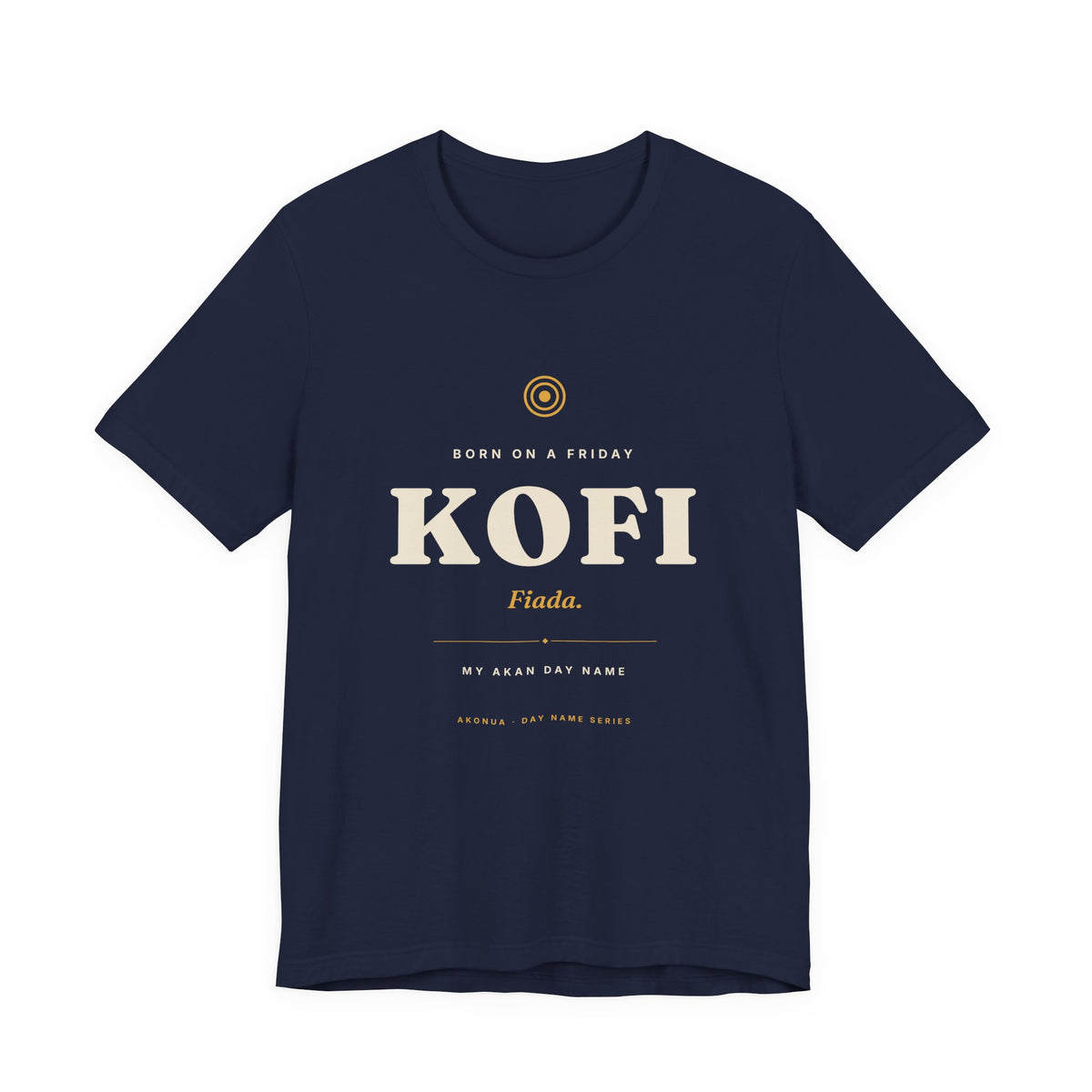 Kofi Akan Day Name T-Shirt — Born on a Friday