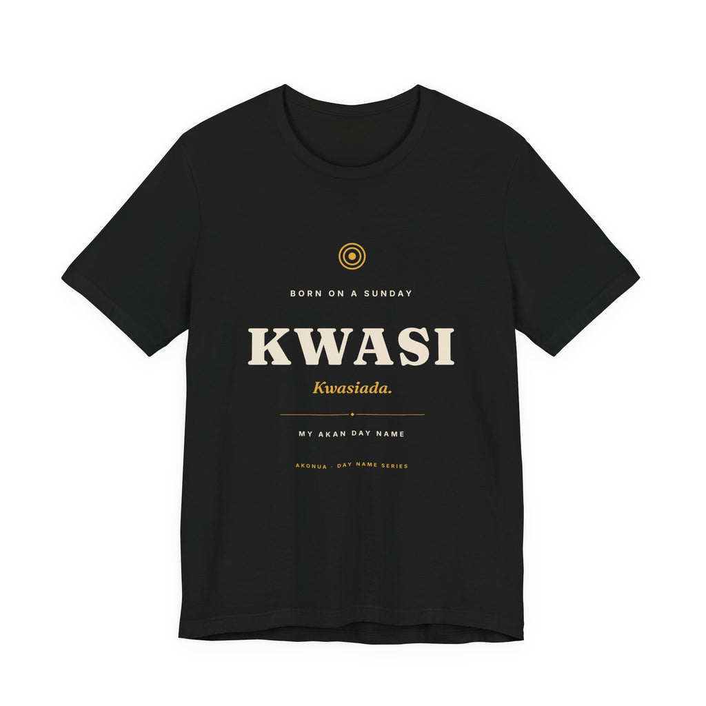 Kwasi Akan Day Name T-Shirt — Born on a Sunday