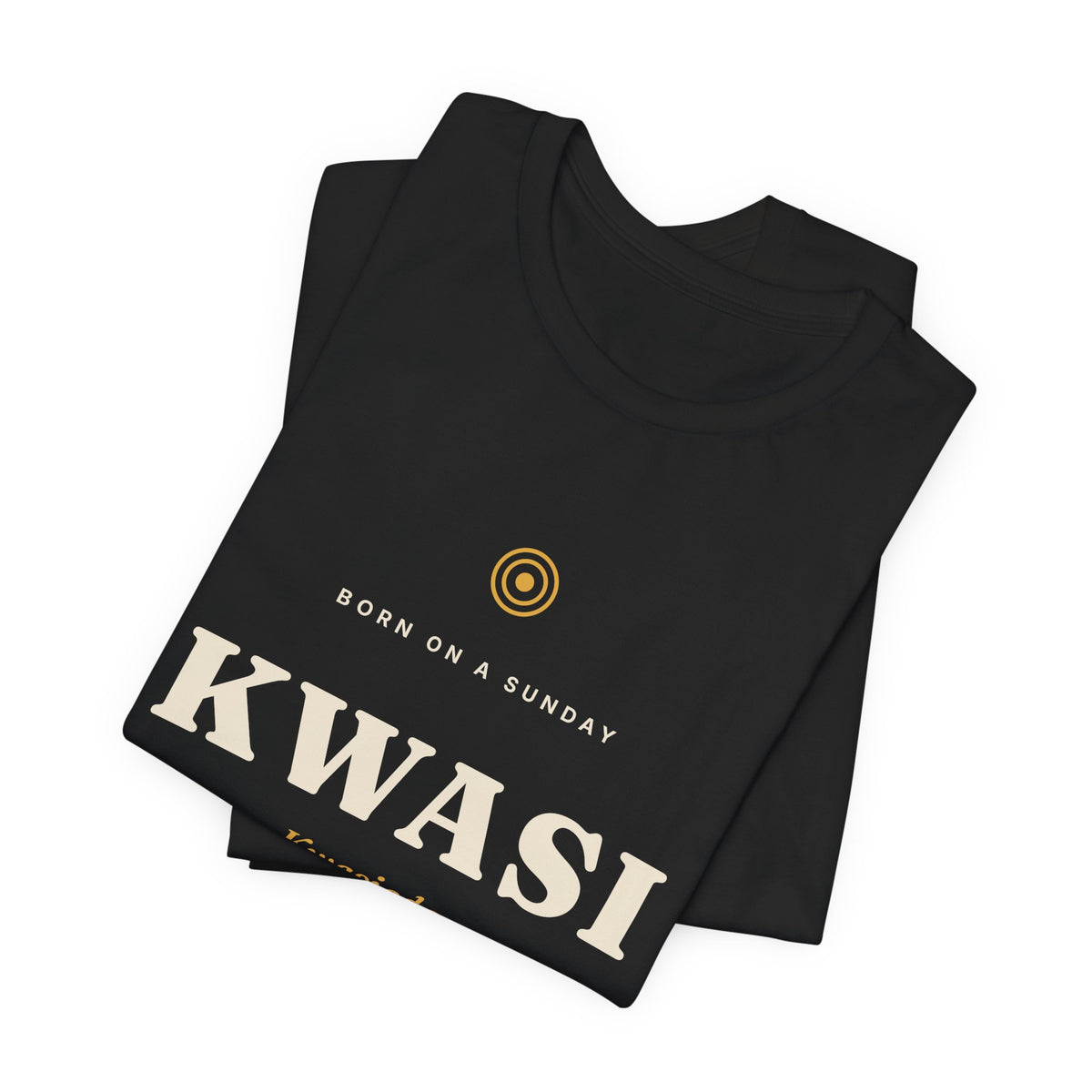 Kwasi Akan Day Name T-Shirt — Born on a Sunday