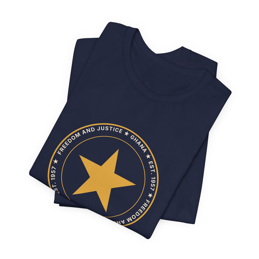 Ghana 1957 Independence T-Shirt — Freedom and Justice