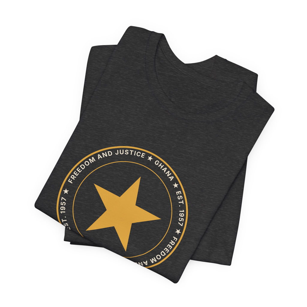 Ghana 1957 Independence T-Shirt — Freedom and Justice