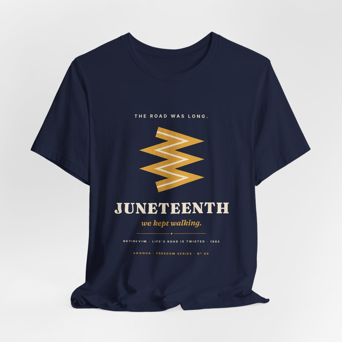 Nkyinkyim Juneteenth T-Shirt — We Kept Walking