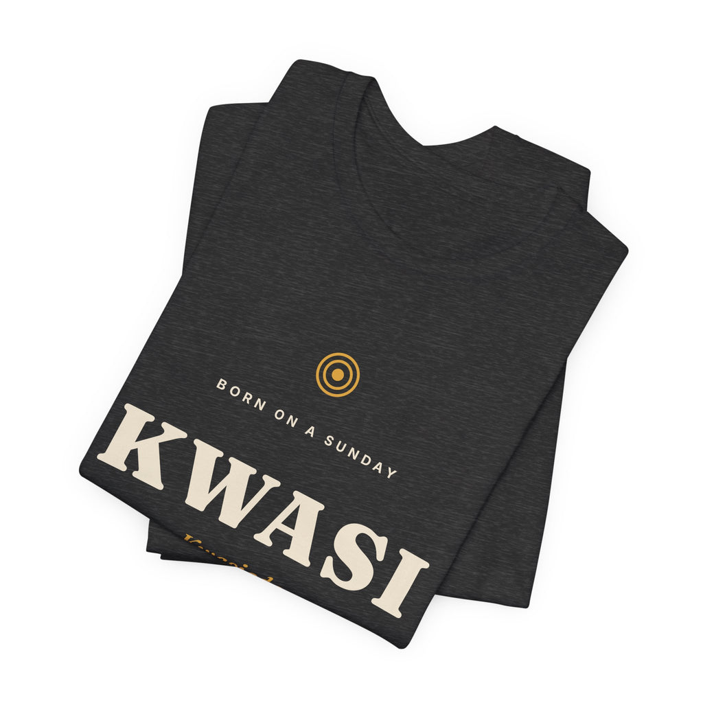 Kwasi Akan Day Name T-Shirt — Born on a Sunday